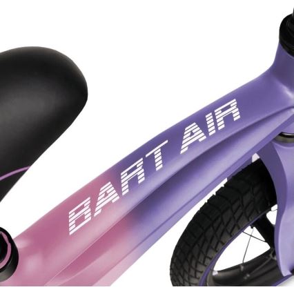 Lionelo - Stumiamas dviratis BART AIR violetinė/rausva