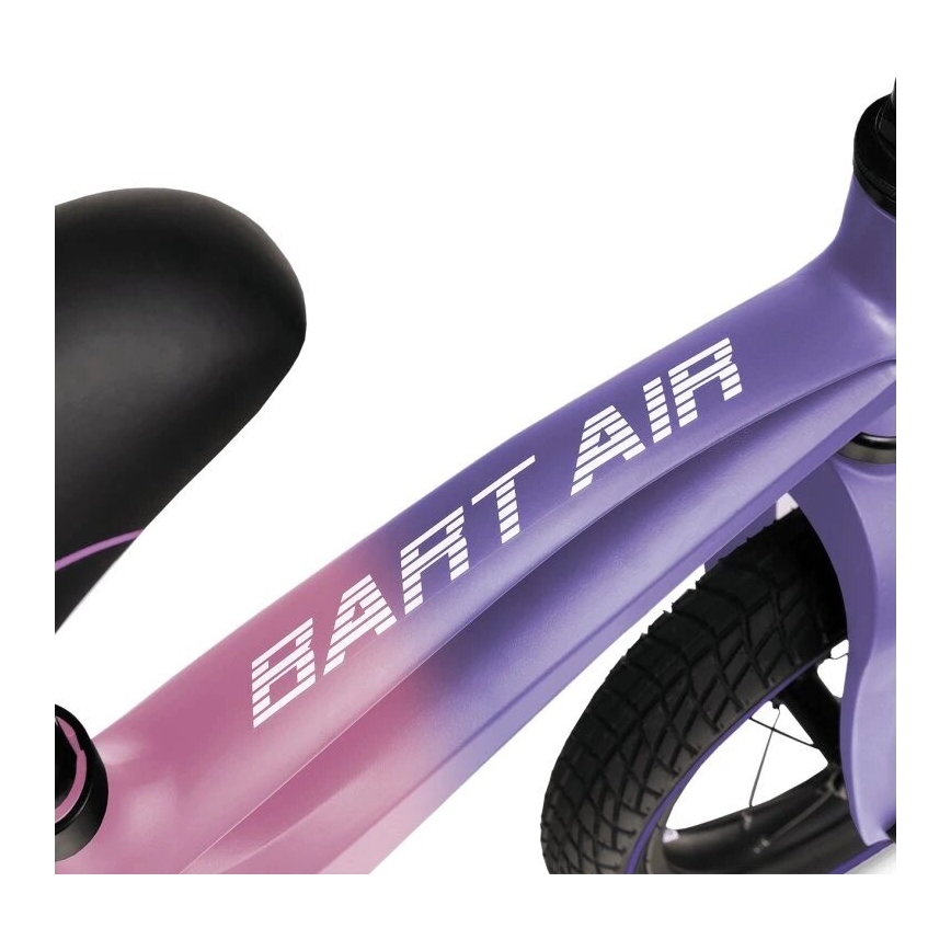 Lionelo - Stumiamas dviratis BART AIR violetinė/rausva