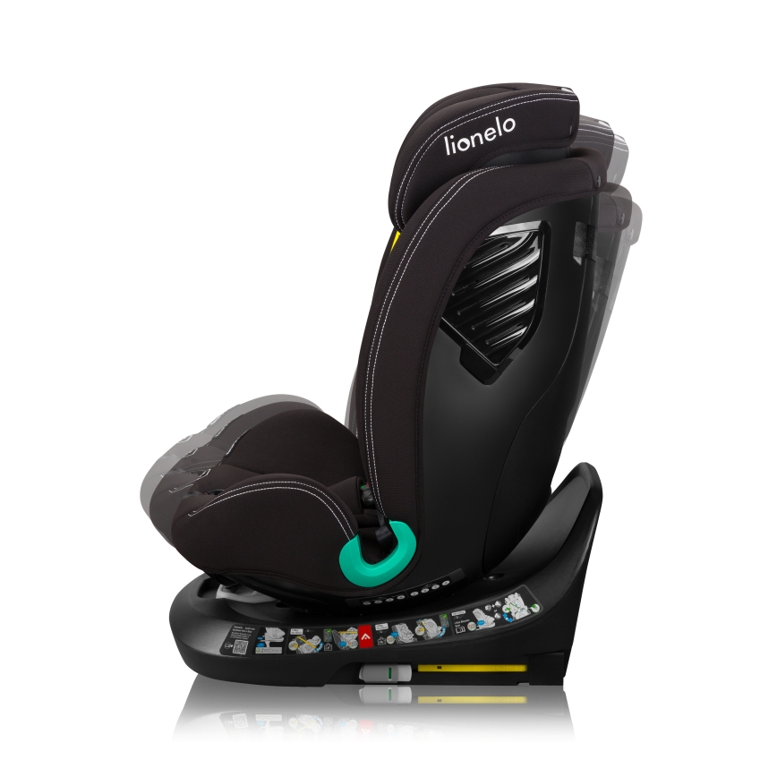 Lionelo - Sukama automobilinė kėdutė su baze BASTIAAN ONE i-Size 40–150 cm Juoda (Carbon)