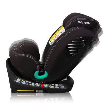 Lionelo - Sukama automobilinė kėdutė su baze BASTIAAN ONE i-Size 40–150 cm Juoda (Carbon)