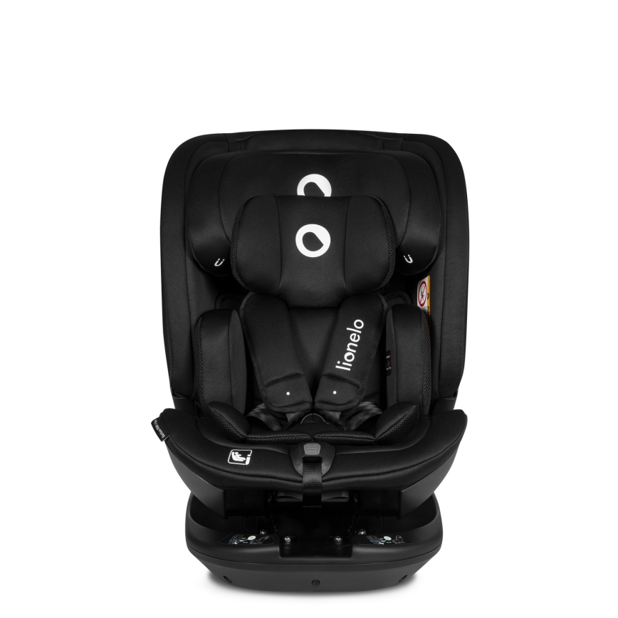 Lionelo - Sukama automobilinė kėdutė su baze BASTIAAN i-Size 40-150 cm Black Carbon