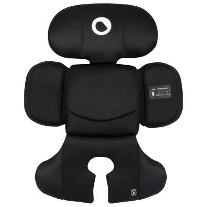 Lionelo - Sukama automobilinė kėdutė su baze BASTIAAN i-Size 40-150 cm Black Carbon