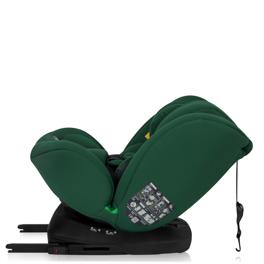 Lionelo - Sukama automobilinė kėdutė su baze BASTIAAN i-Size 40-150 cm Green Forest