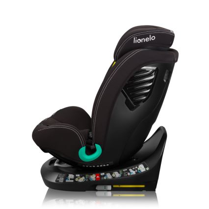 Lionelo - Pasukama automobilinė kėdutė su baze BASTIAAN ONE i-Size 40-150 cm Black Carbon