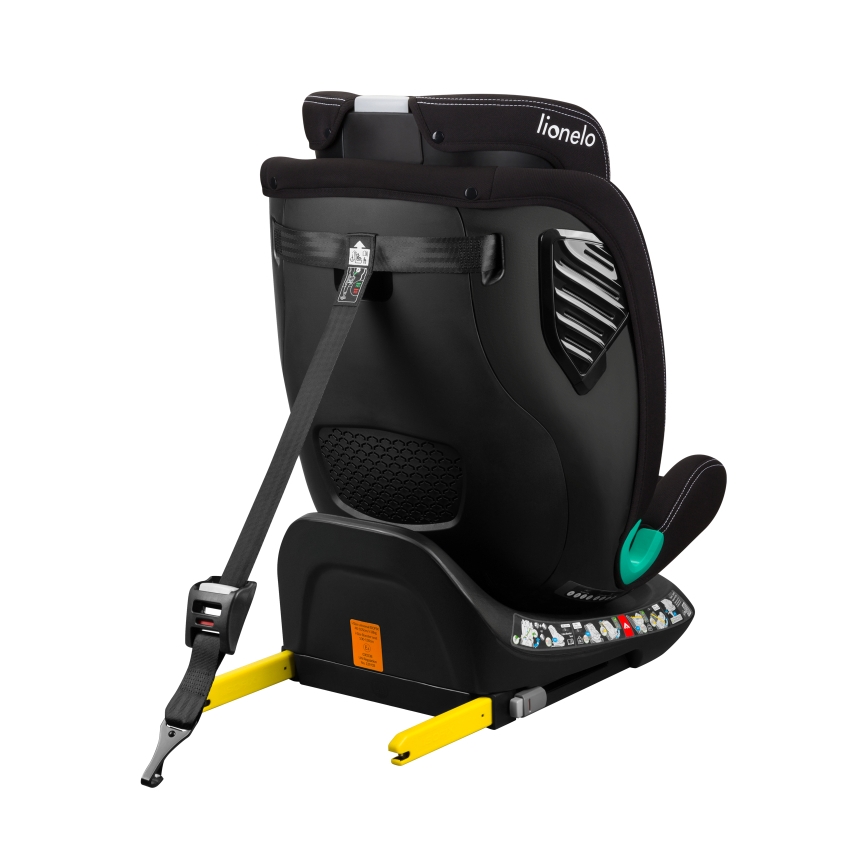 Lionelo - Pasukama automobilinė kėdutė su baze BASTIAAN ONE i-Size 40-150 cm Black Carbon