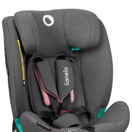 Lionelo - pasukama automobilinė kėdutė su baze BASTIAAN ONE i-Size 40-150 cm rožinė