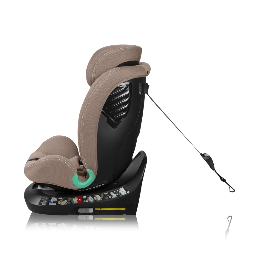 Lionelo - pasukama automobilinė kėdutė su baze BASTIAAN ONE i-Size 40-150 cm smėlio spalvos