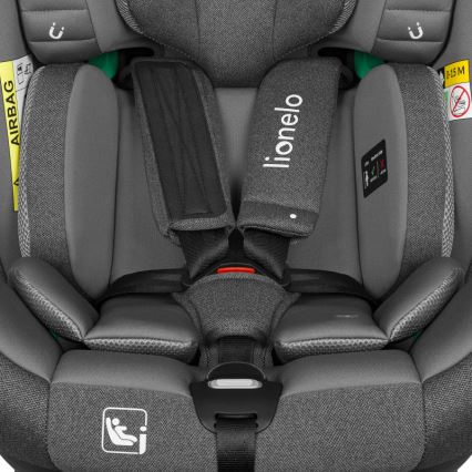 Lionelo - Sukama automobilinė kėdutė su baze BRAAM i-Size 40-150 cm akmens pilka