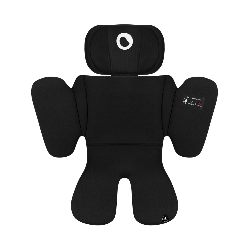 Lionelo - Sukama automobilinė kėdutė su baze BRAVE i-Size 40-150 cm Black Carbon