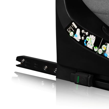 Lionelo - Sukama automobilinė kėdutė su baze BRAVE i-Size 40-150 cm Pilkas akmuo