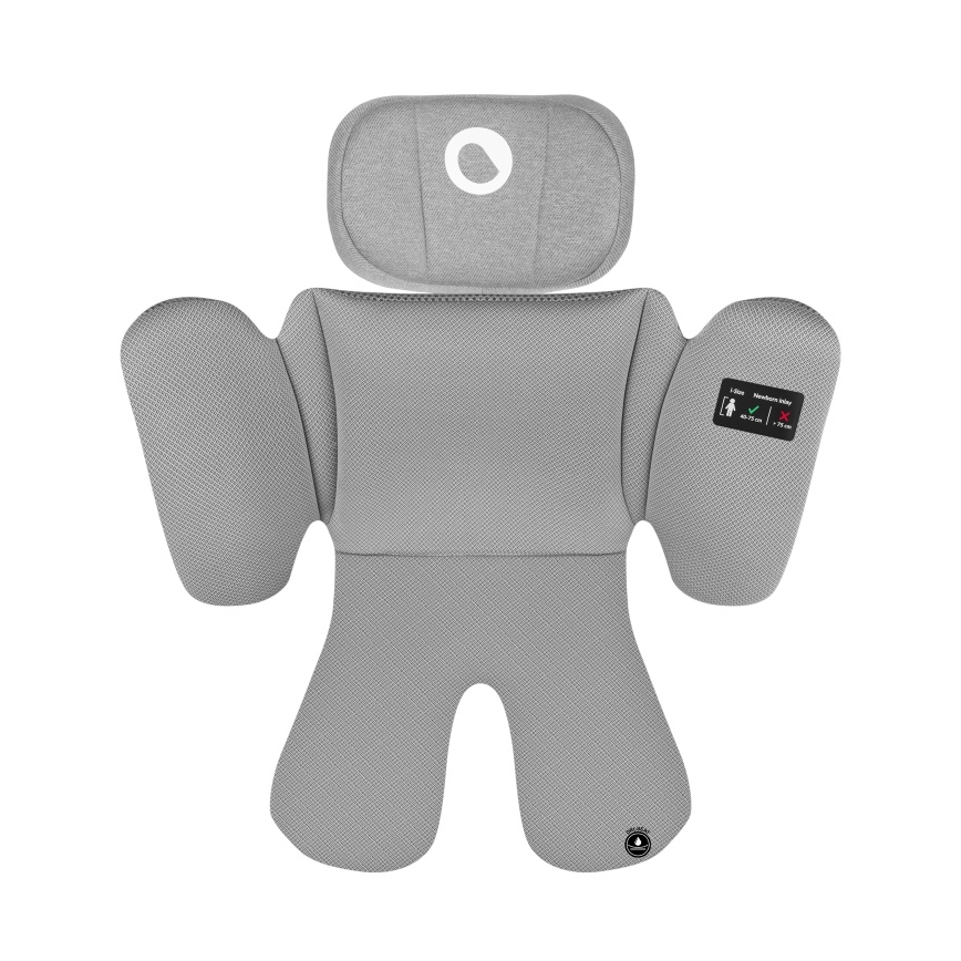 Lionelo - Sukama automobilinė kėdutė su baze BRAVE i-Size 40-150 cm Pilkas akmuo