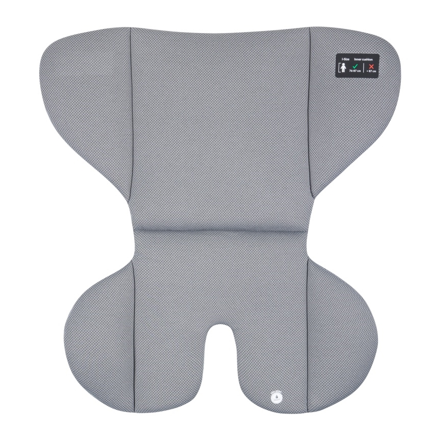 Lionelo - Sukama automobilinė kėdutė su baze LAVENDER i-Size 76-150 cm akmens pilka