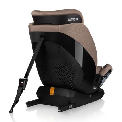 Lionelo - Sukama automobilinė kėdutė su baze LAVENDER i-Size 76-150 cm, smėlio latte