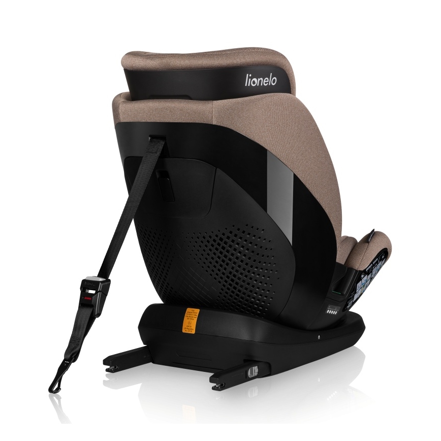 Lionelo - Sukama automobilinė kėdutė su baze LAVENDER i-Size 76-150 cm, smėlio latte