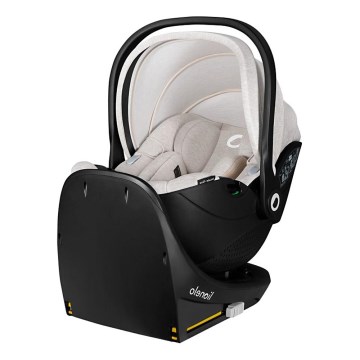 Lionelo - Sukama automobilinė kėdutė su baze MOXIE SET i-Size 40-87 cm smėlio spalvos