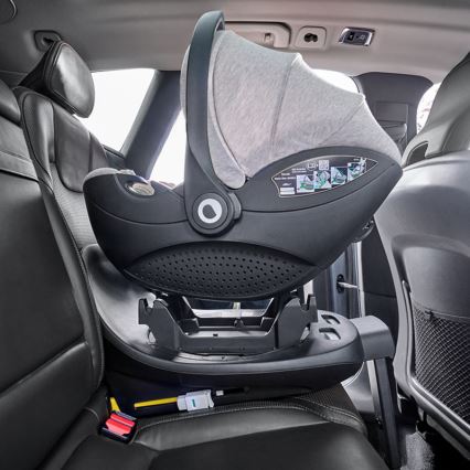 Lionelo - Sukama automobilinė kėdutė su baze MOXIE SET i-Size 40-87 cm smėlio spalvos