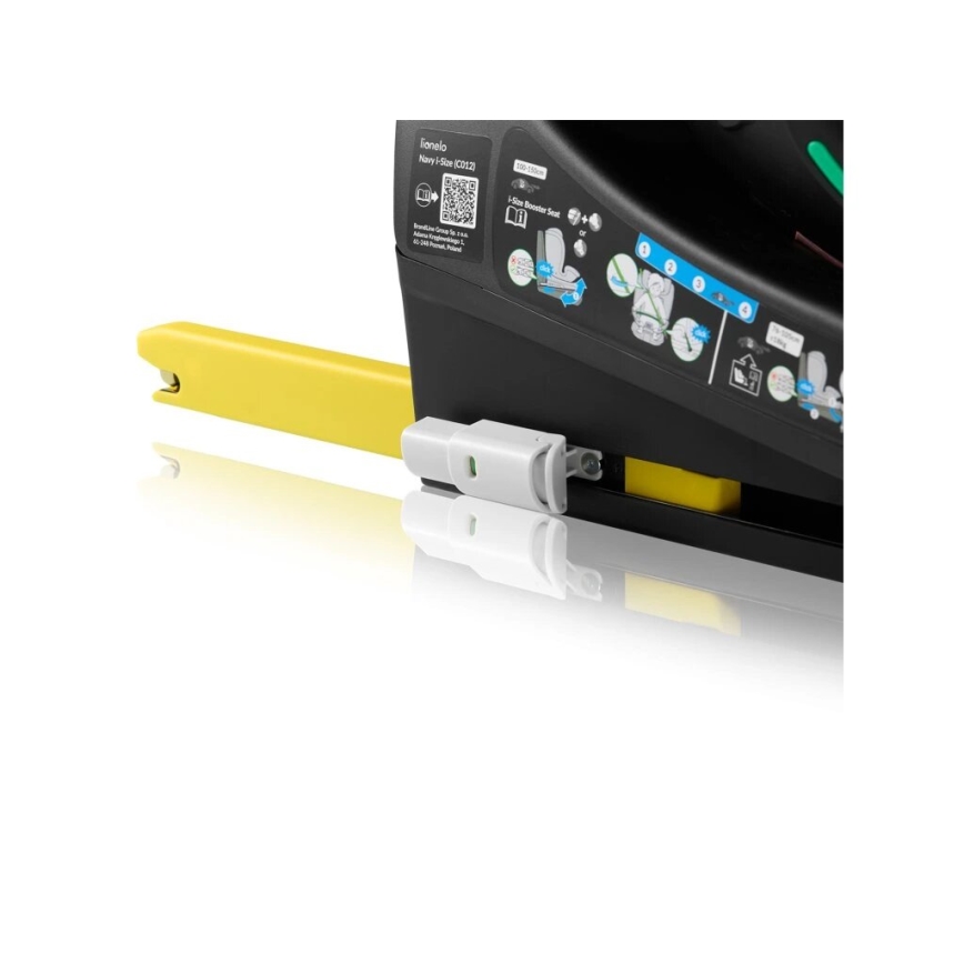 Lionelo - Sukama automobilinė kėdutė su baze NAVY i-Size 40-150 cm juoda