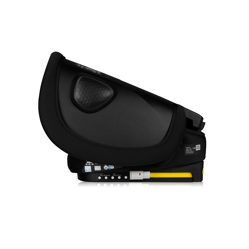 Lionelo - Sulankstoma automobilinė kėdutė NELLY i-Size 76-150 cm Black Carbon