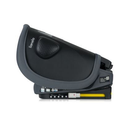 Lionelo - Sulankstoma vaikiška automobilinė kėdutė NELLY i-Size 76-150 cm grafito pilka