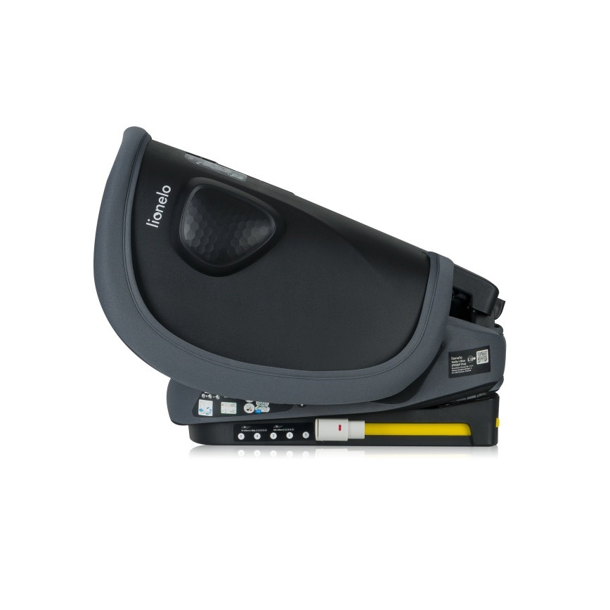 Lionelo - Sulankstoma vaikiška automobilinė kėdutė NELLY i-Size 76-150 cm grafito pilka