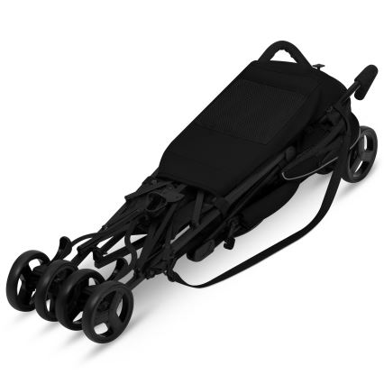 Lionelo - Sulankstomas skėtinio tipo vežimėlis ELIA Black Onyx