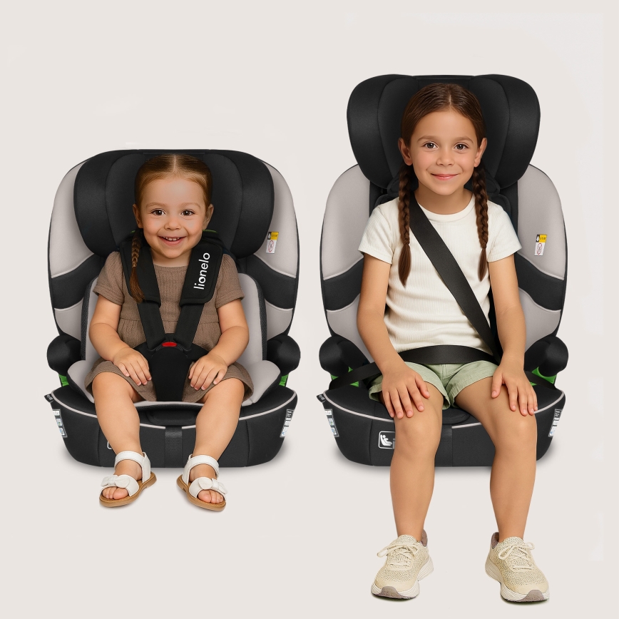 Lionelo - Vaikiška automobilinė kėdutė BILLY i-Size 76-150 cm smėlio spalvos (Latte)
