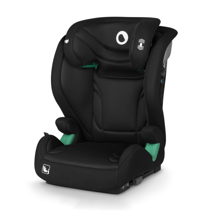 Lionelo - Vaikiška automobilinė kėdutė IGO i-Size 100-150 cm Juoda Carbon