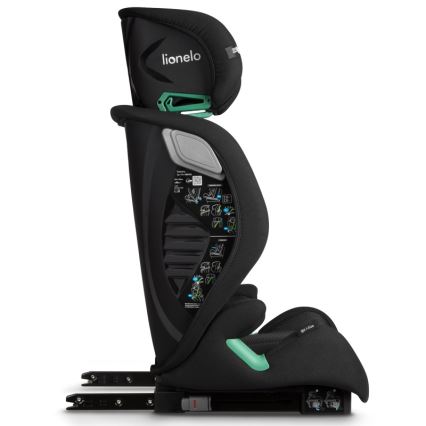 Lionelo - Vaikiška automobilinė kėdutė IGO i-Size 100-150 cm Juoda Carbon