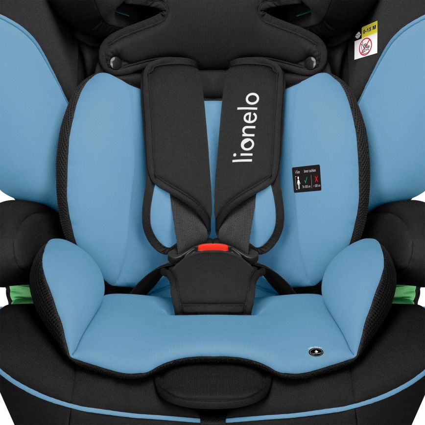 Lionelo - Vaikiška automobilinė kėdutė LEVI i-Size 76-150 cm kobalto mėlyna