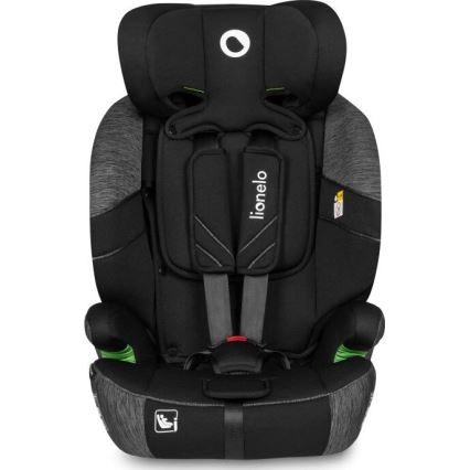 Lionelo - Vaikiška automobilinė kėdutė LEVI ONE i-Size 76-150 cm juoda/pilka