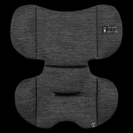 Lionelo - Vaikiška automobilinė kėdutė LEVI ONE i-Size 76-150 cm juoda/pilka