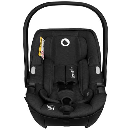 Lionelo - Vaikiška automobilinė kėdutė MOXIE i-Size 40-87 cm Juodas oniksas