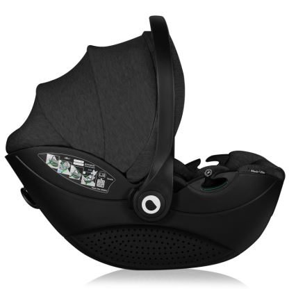 Lionelo - Vaikiška automobilinė kėdutė MOXIE i-Size 40-87 cm Juodas oniksas