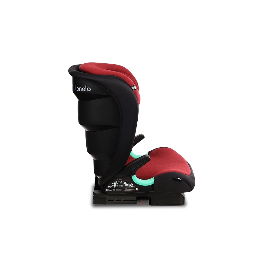 Lionelo - Vaikiška automobilinė kėdutė NEAL i-Size 100-150 cm Bordo