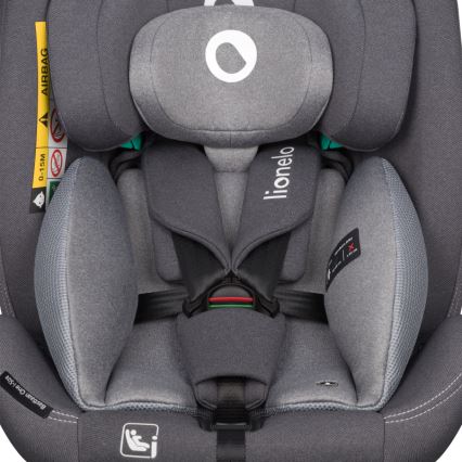 Lionelo - pasukama automobilinė kėdutė su baze BASTIAAN ONE i-Size 40-150 cm, pilka (Grey Stone)