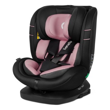 Lionelo - vaikiška automobilinė kėdutė su pasukama baze BASTIAAN i-Size 40-150 cm rožinė