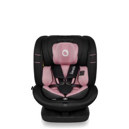 Lionelo - vaikiška automobilinė kėdutė su pasukama baze BASTIAAN i-Size 40-150 cm rožinė
