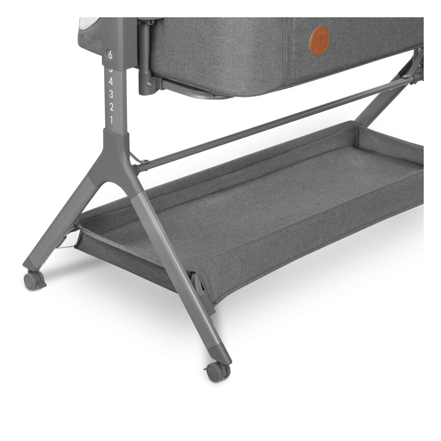 Lionelo - Vaikiška lovelė 3in1 LEONIE PLUS, pilka