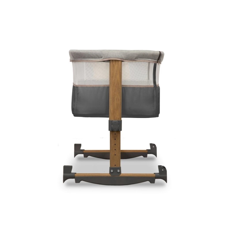 Lionelo - vaikiška lovelė LEONIE 3in1, pilka/juoda