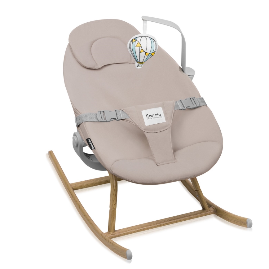 Lionelo - Vaikiška maitinimo kėdutė 4 viename DALIA SET Grey Stone Natural