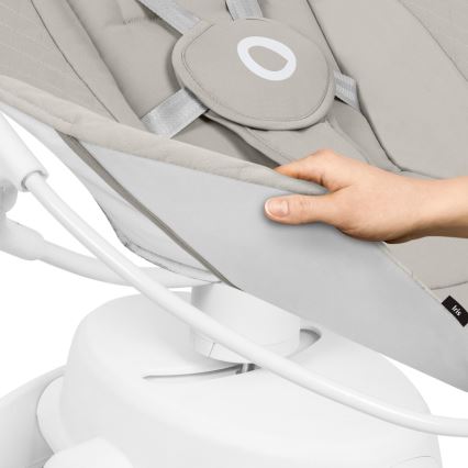 Lionelo - Vaikiška sūpuoklė su melodija IRIS 4xAA smėlio spalvos