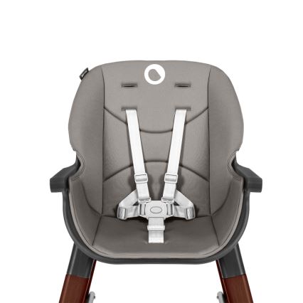 Lionelo - Vaikiška valgomoji kėdė 2 viename MONA Black Onyx