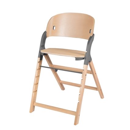 Lionelo - Vaikiška valgomojo kėdė 3 viename MEGAN Grey Wood