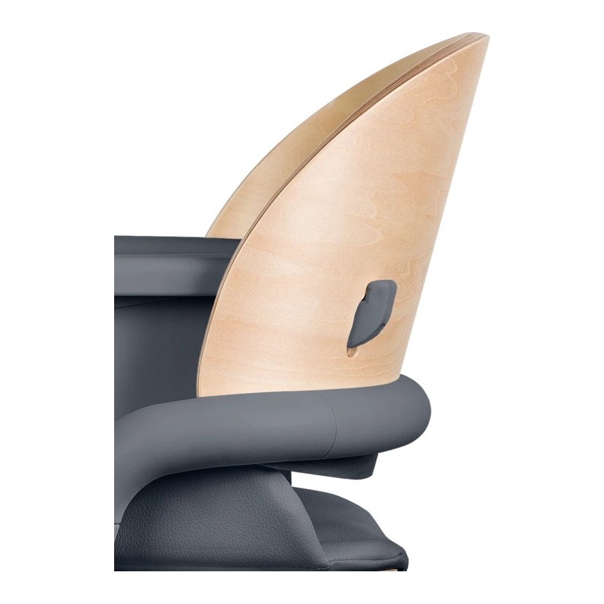 Lionelo - Vaikiška valgomojo kėdė 3in1 CELIA Pilka mediena