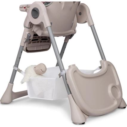 Lionelo - Vaikiška valgomojo kėdė ZANNA smėlio spalvos