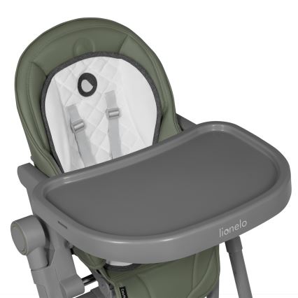 Lionelo - Vaikiška valgomojo kėdutė CORA PLUS Green Olive