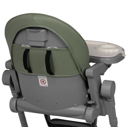Lionelo - Vaikiška valgomojo kėdutė CORA PLUS Green Olive