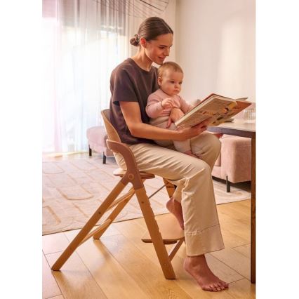 Lionelo - Vaikiška valgymo kėdutė 3in1 MEGAN White Wood