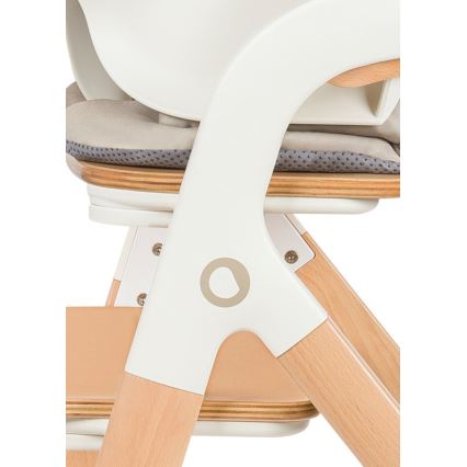 Lionelo - Vaikiška valgymo kėdutė 3in1 MEGAN White Wood