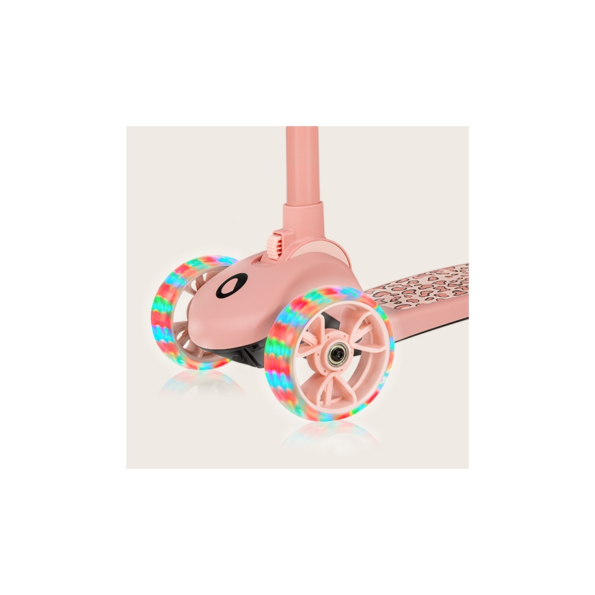 Lionelo - Vaikiškas 2in1 paspirtukas FRANKY rožinis